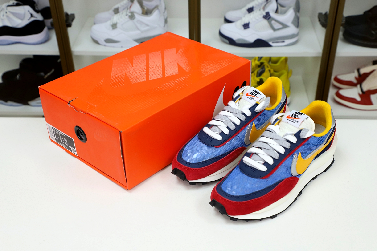 SACAI X LDWAFFLE 'VARSITY BLUE' - finekick.vip