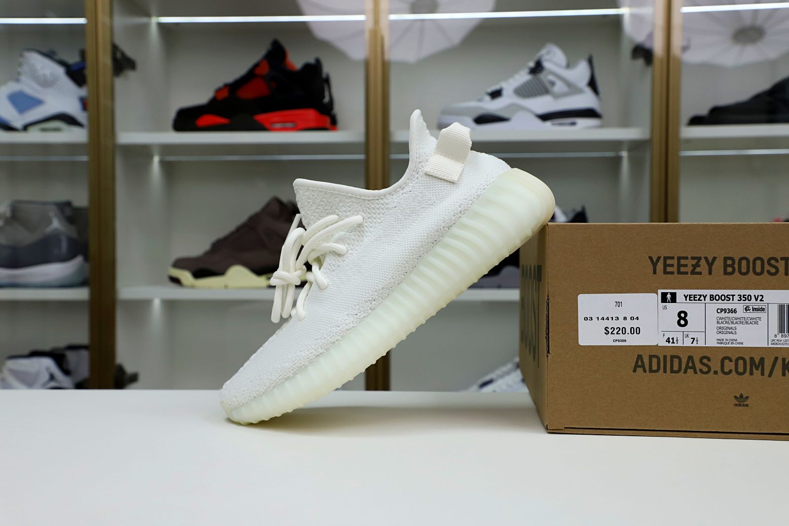 YEEZY BOOST 350 V2 'CREAM WHITE / TRIPLE WHITE' - finekick.vip