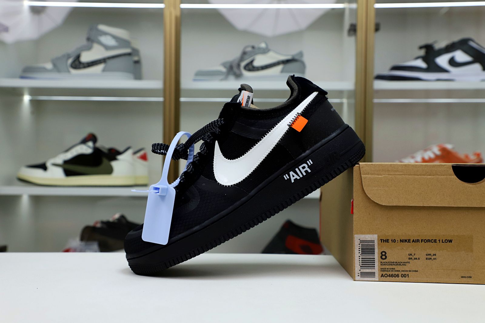 OFF-WHITE X AIR FORCE 1 LOW 'BLACK' - finekick.vip
