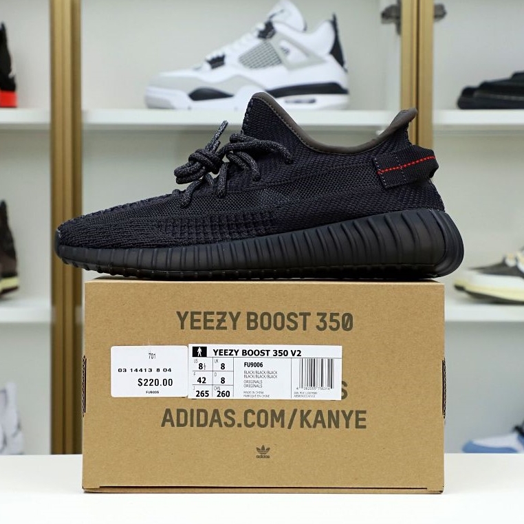 YEEZY BOOST 350 V2 'BLACK NON-REFLECTIVE' - finekick.vip