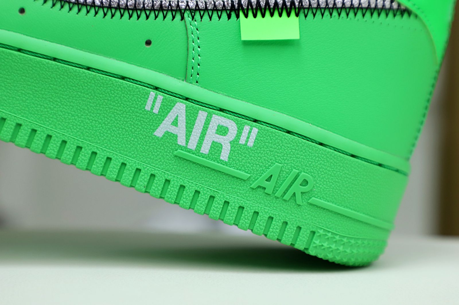 OFF WHITE NIKE AIR FORCE 1 LOW GREEN - finekick.vip