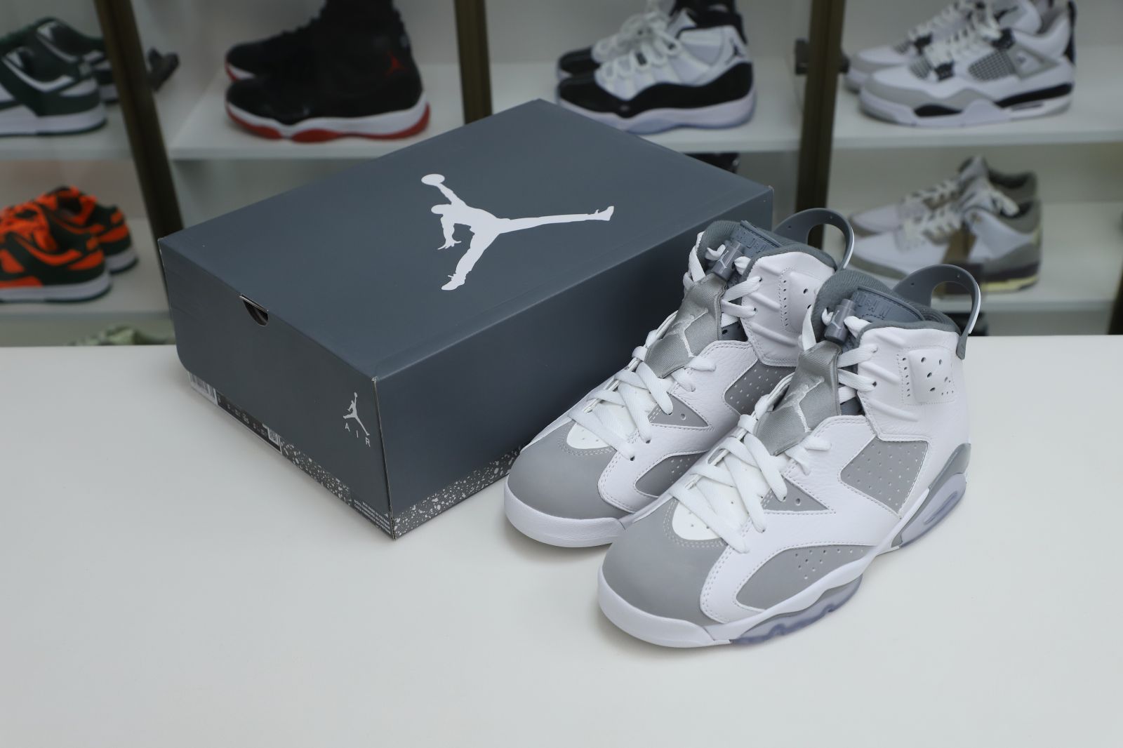 AIR JORDAN 6 COOL GREY - finekick.vip