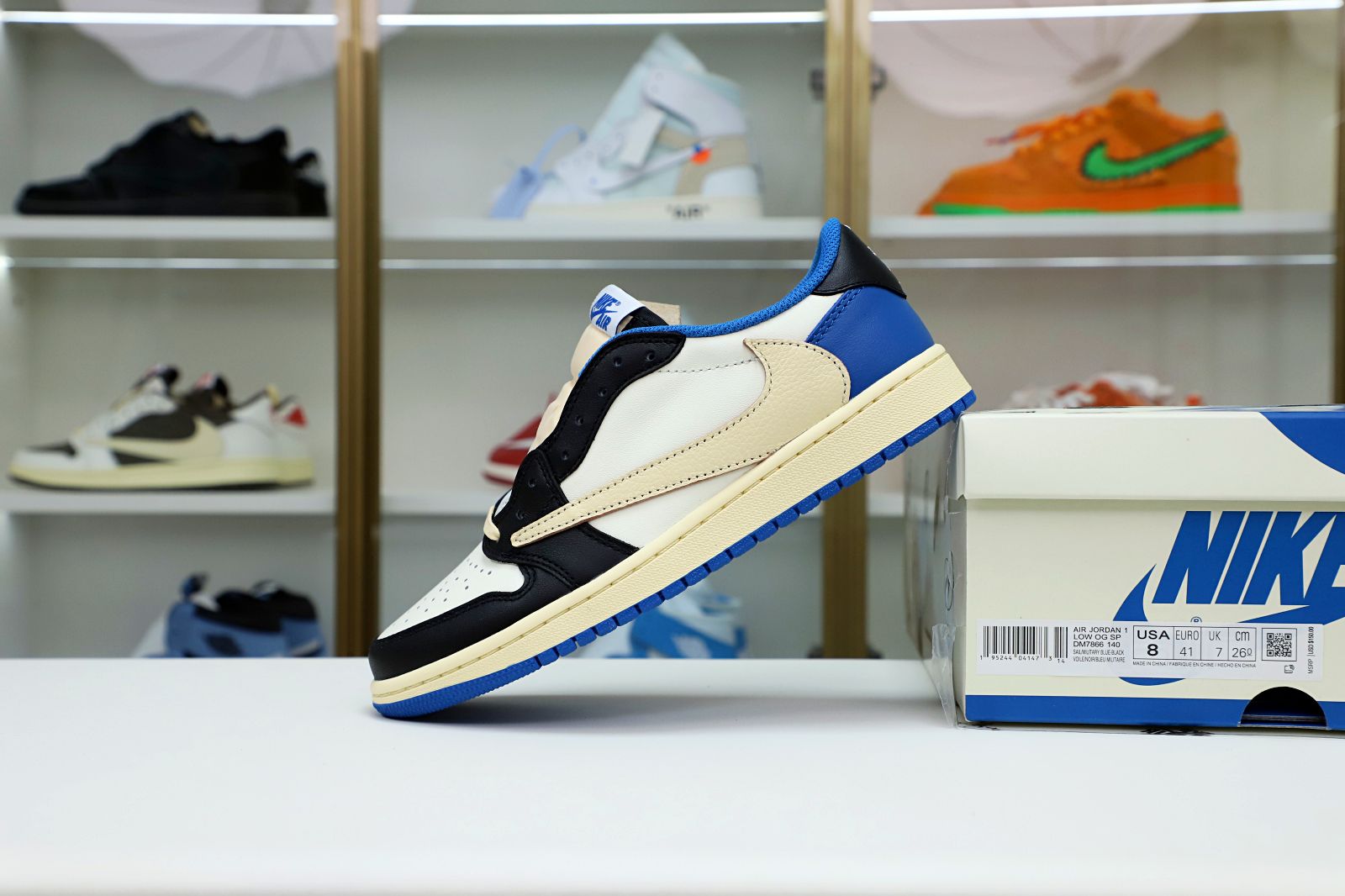FRAGMENT DESIGN X TRAVIS SCOTT X AIR JORDAN 1 LOW - finekick.vip