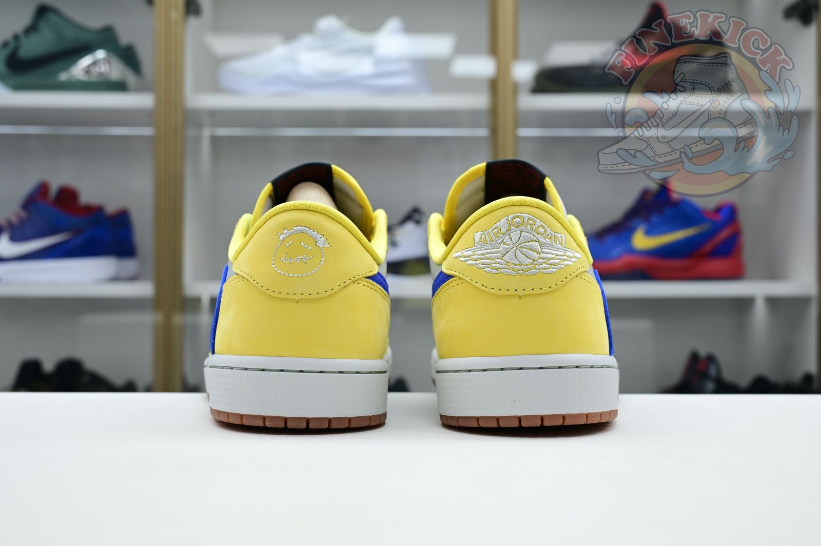 Travis Scott x Air Jordan 1Low Canary - finekick.vip