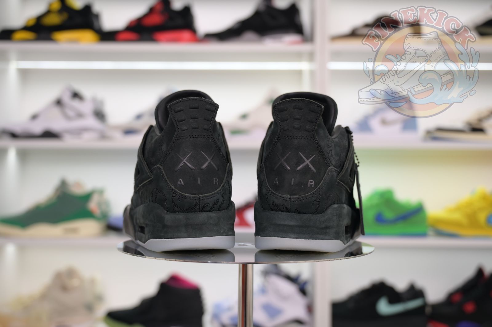 Air Jordan 4 kaws black - finekick.vip
