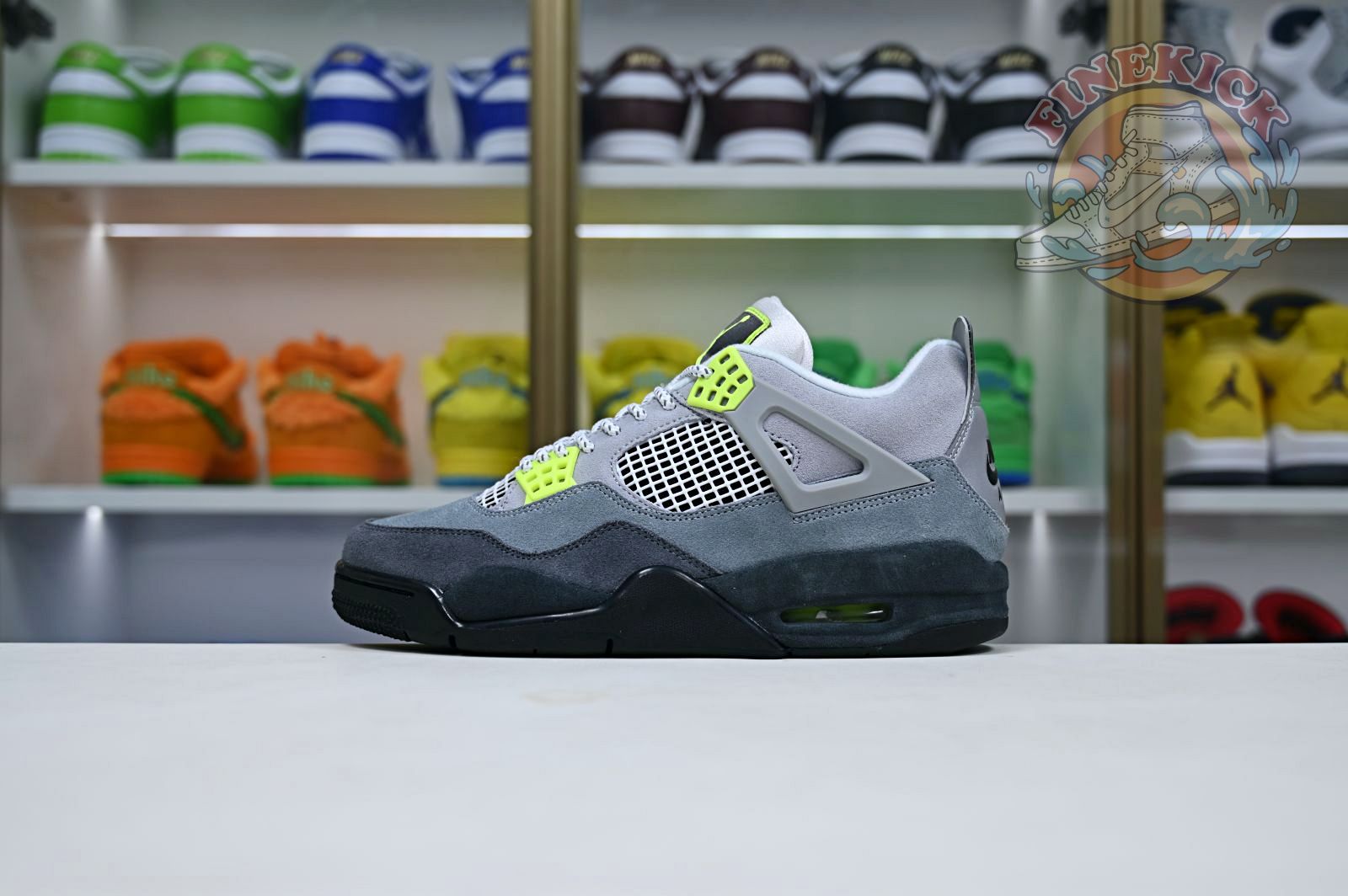 Air Jordan 4 retro se'95neon - finekick.vip