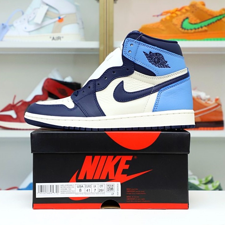 AIR JORDAN 1 RETRO HIGH OG 'OBSIDIAN' - finekick.vip