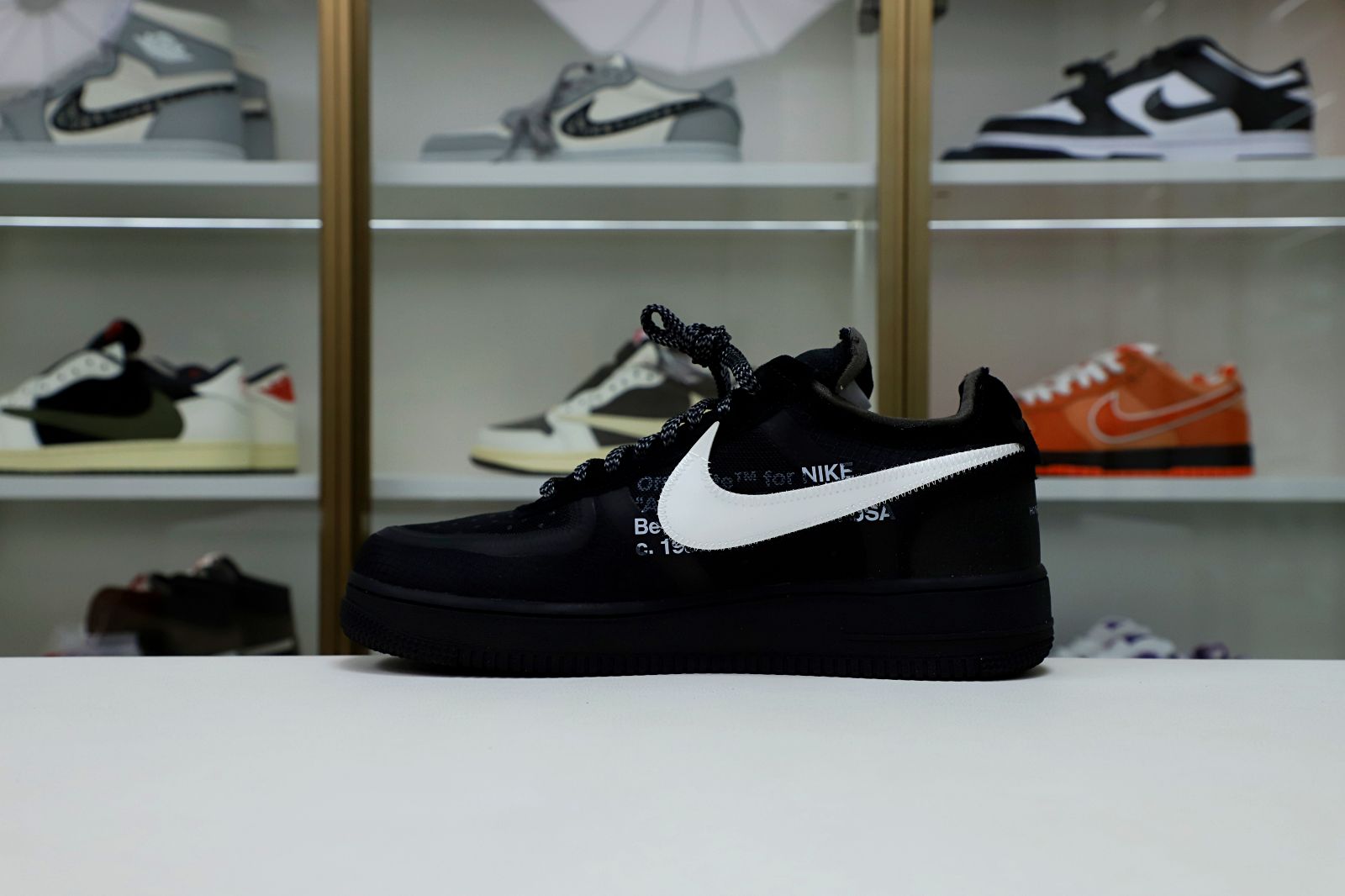 OFF-WHITE X AIR FORCE 1 LOW 'BLACK' - finekick.vip
