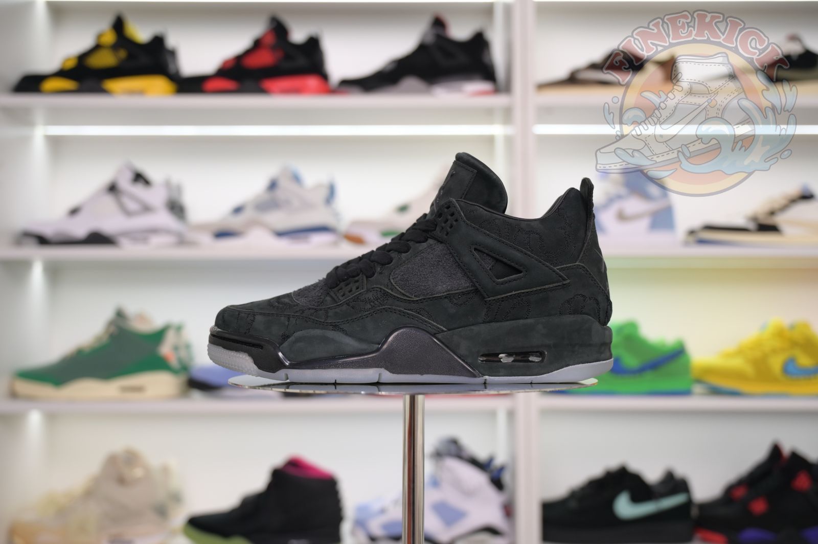 Air Jordan 4 kaws black - finekick.vip