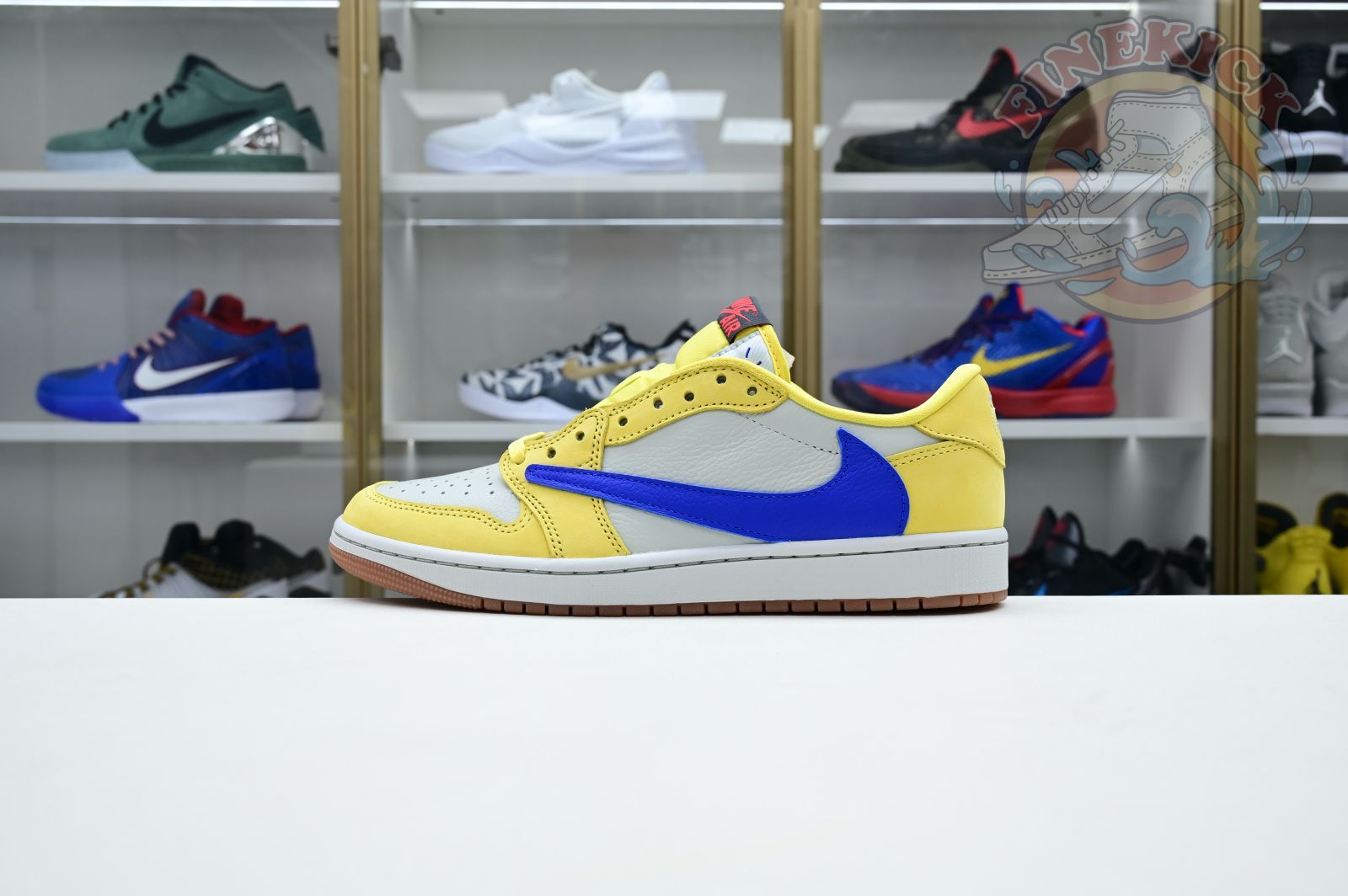 Travis Scott x Air Jordan 1Low Canary - finekick.vip