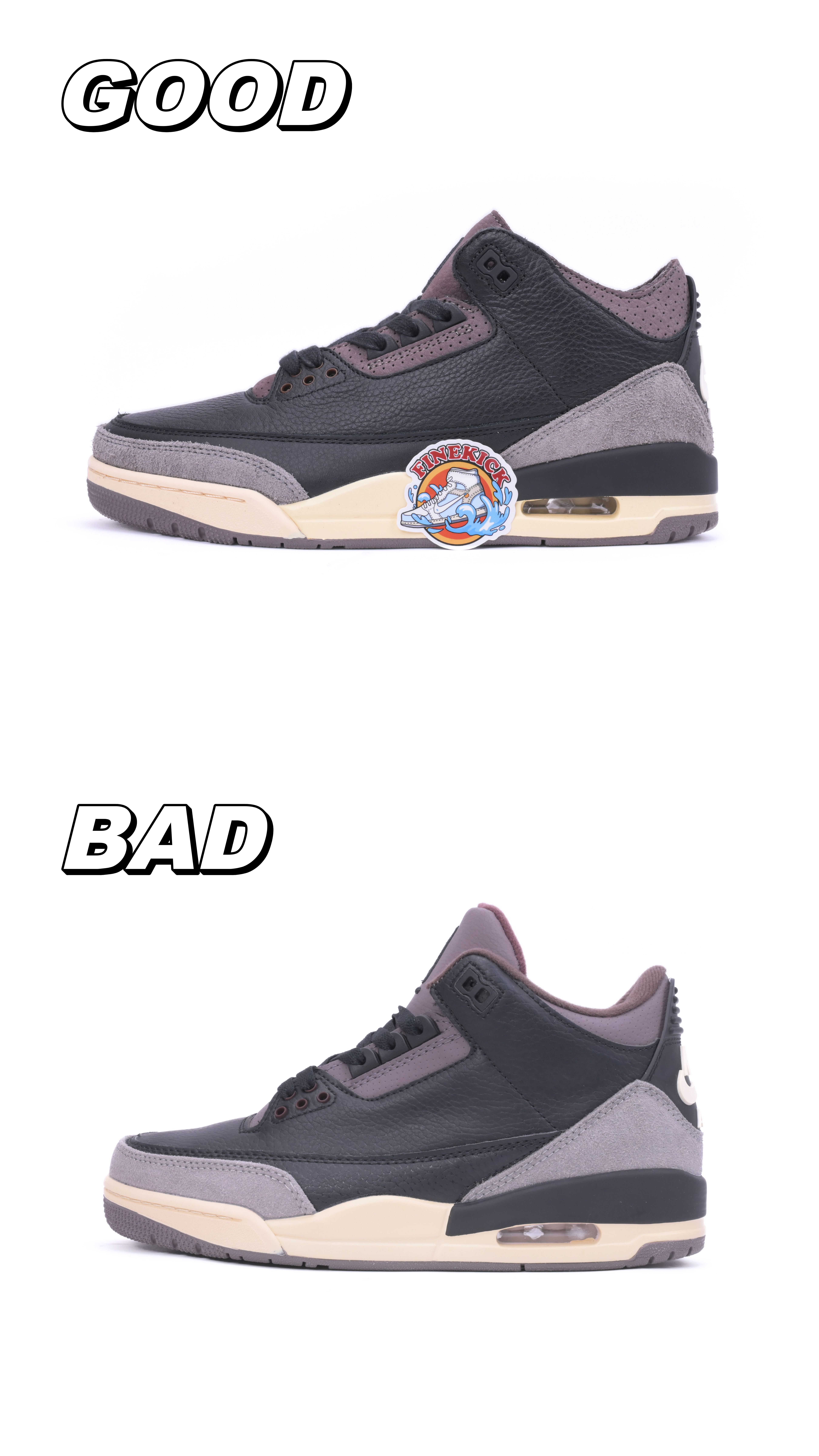 A Ma Maniere x Air Jordan 3 - finekick.vip