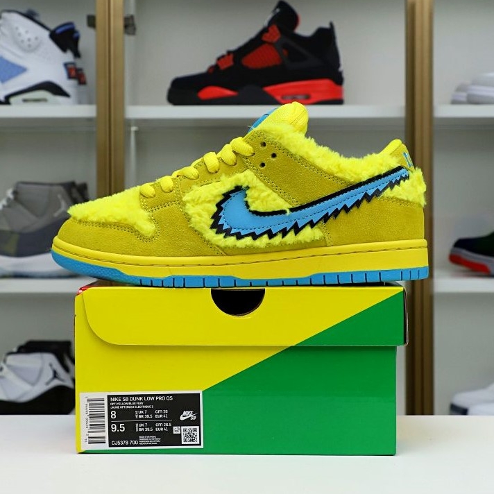 GRATEFUL DEAD X DUNK LOW SB YELLOW - finekick.vip