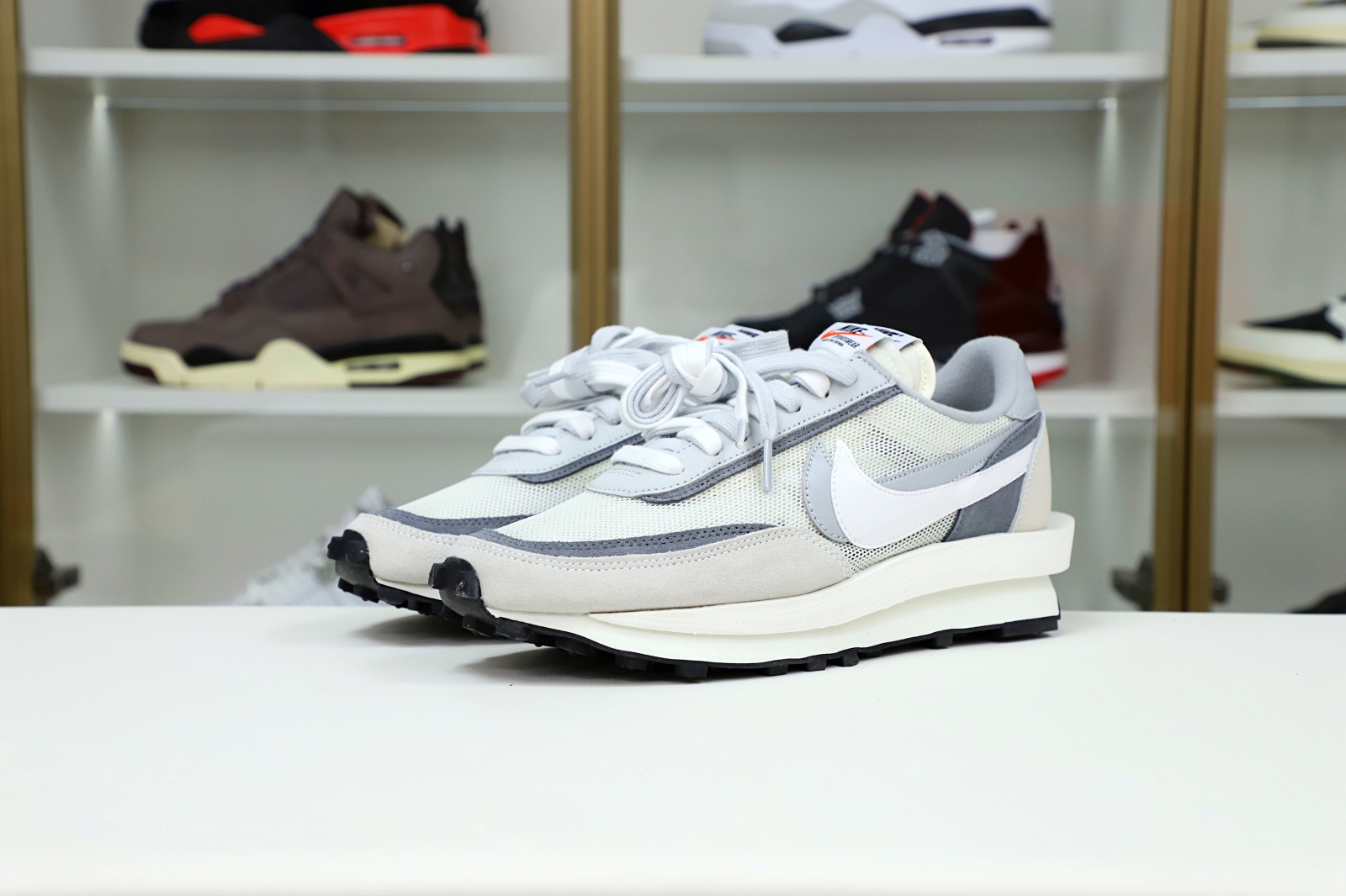 SACAI X LDWAFFLE 'SUMMIT WHITE' - finekick.vip
