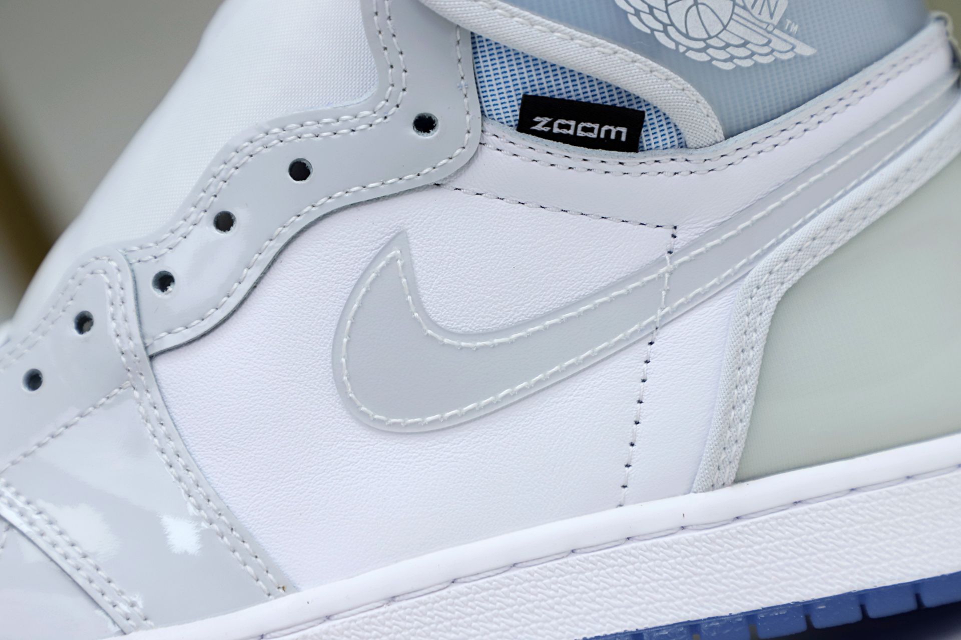 AIR JORDAN 1 HIGH ZOOM 'RACER BLUE' - finekick.vip