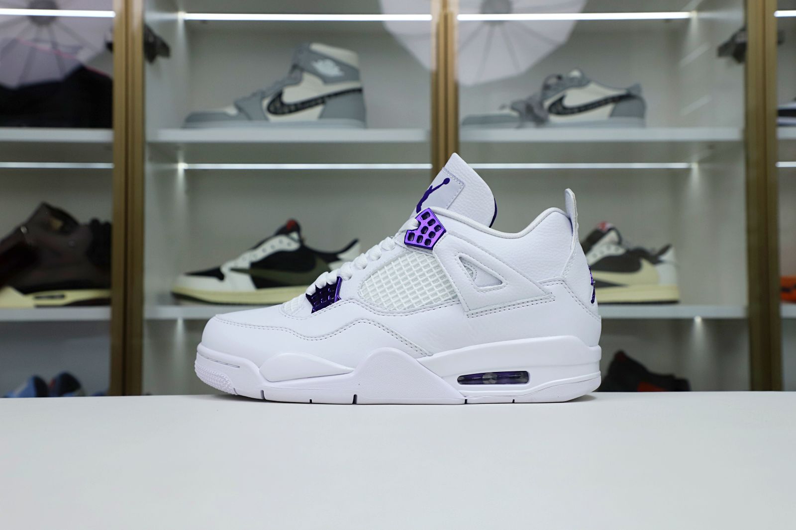 AIR JORDAN 4 PURPLE METALLIC - finekick.vip