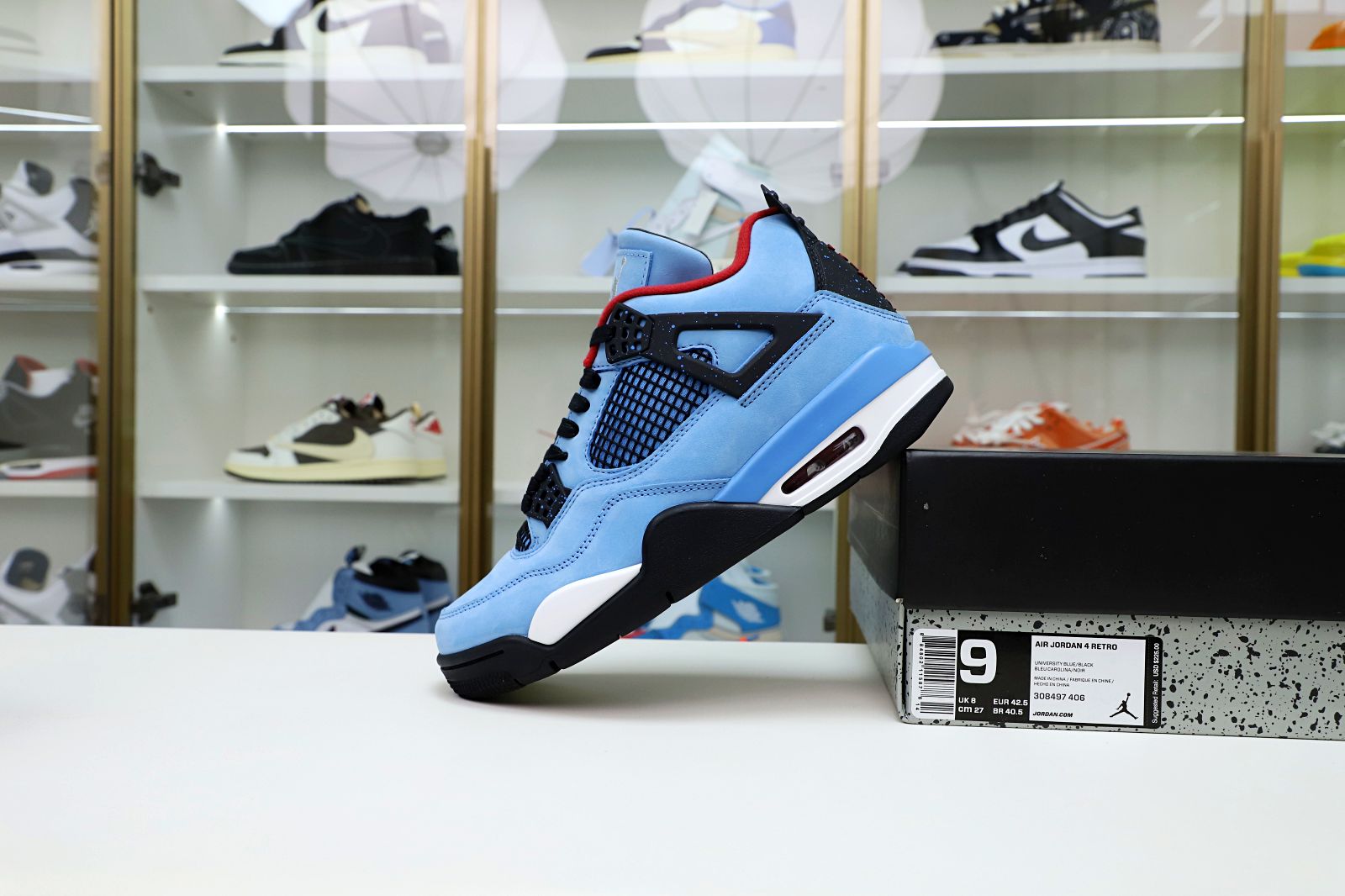 TRAVIS SCOTT X AIR JORDAN 4 RETRO 'CACTUS JACK' FRIENDS & FAMILY - finekick.vip
