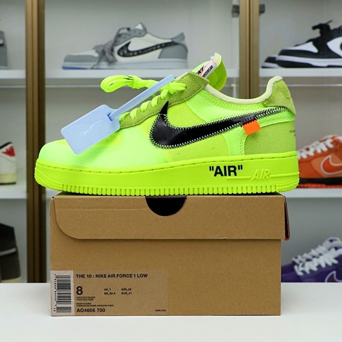 OFF-WHITE X AIR FORCE 1 LOW 'VOLT' - finekick.vip