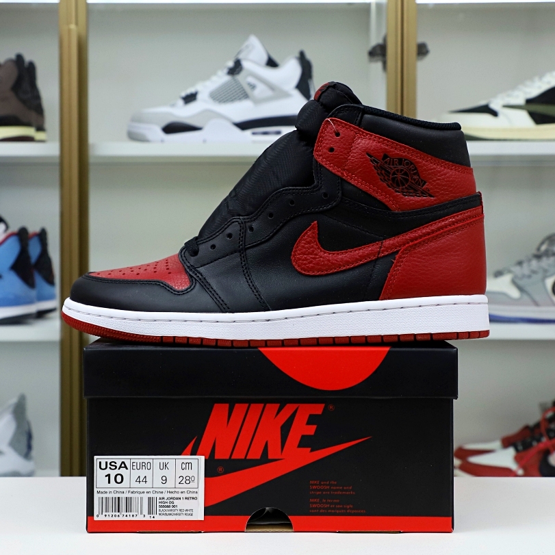AIR JORDAN 1 RETRO HIGH OG 'BRED' - finekick.vip