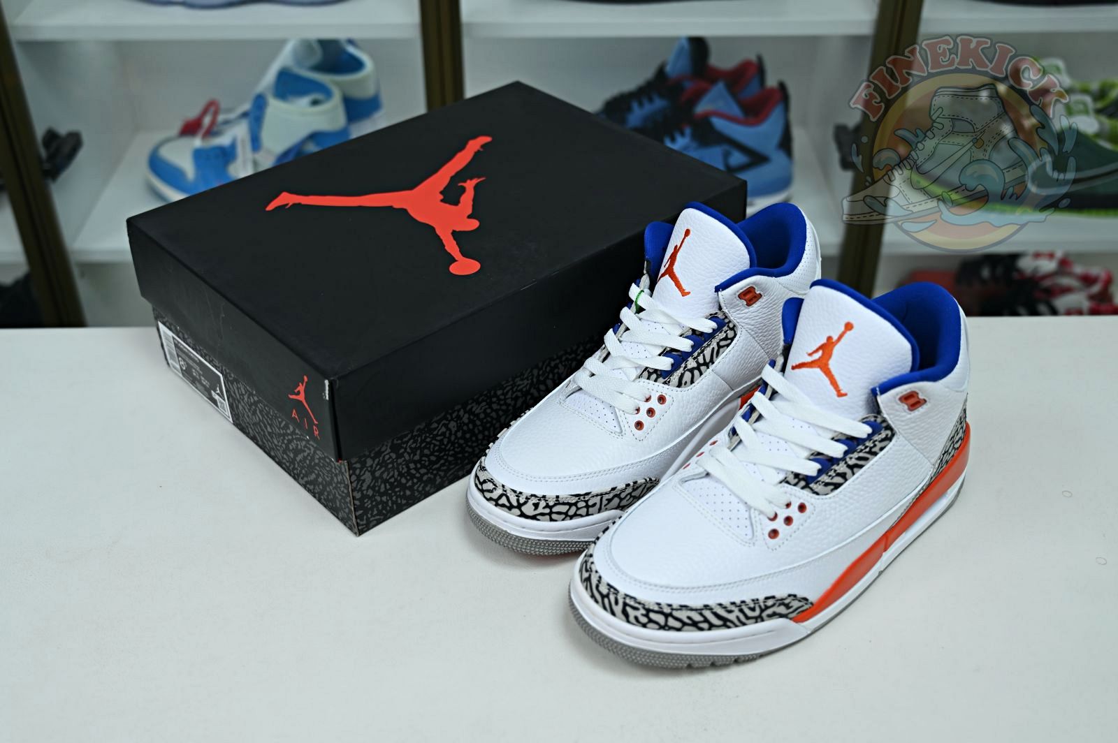 AIR JORDAN 3 RETRO 'KNICKS' - finekick.vip