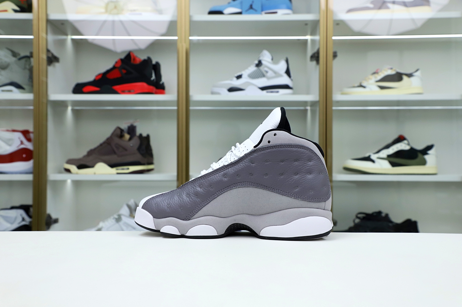 AIR JORDAN 13 RETRO 'ATMOSPHERE GREY' -414571-016 - finekick.vip