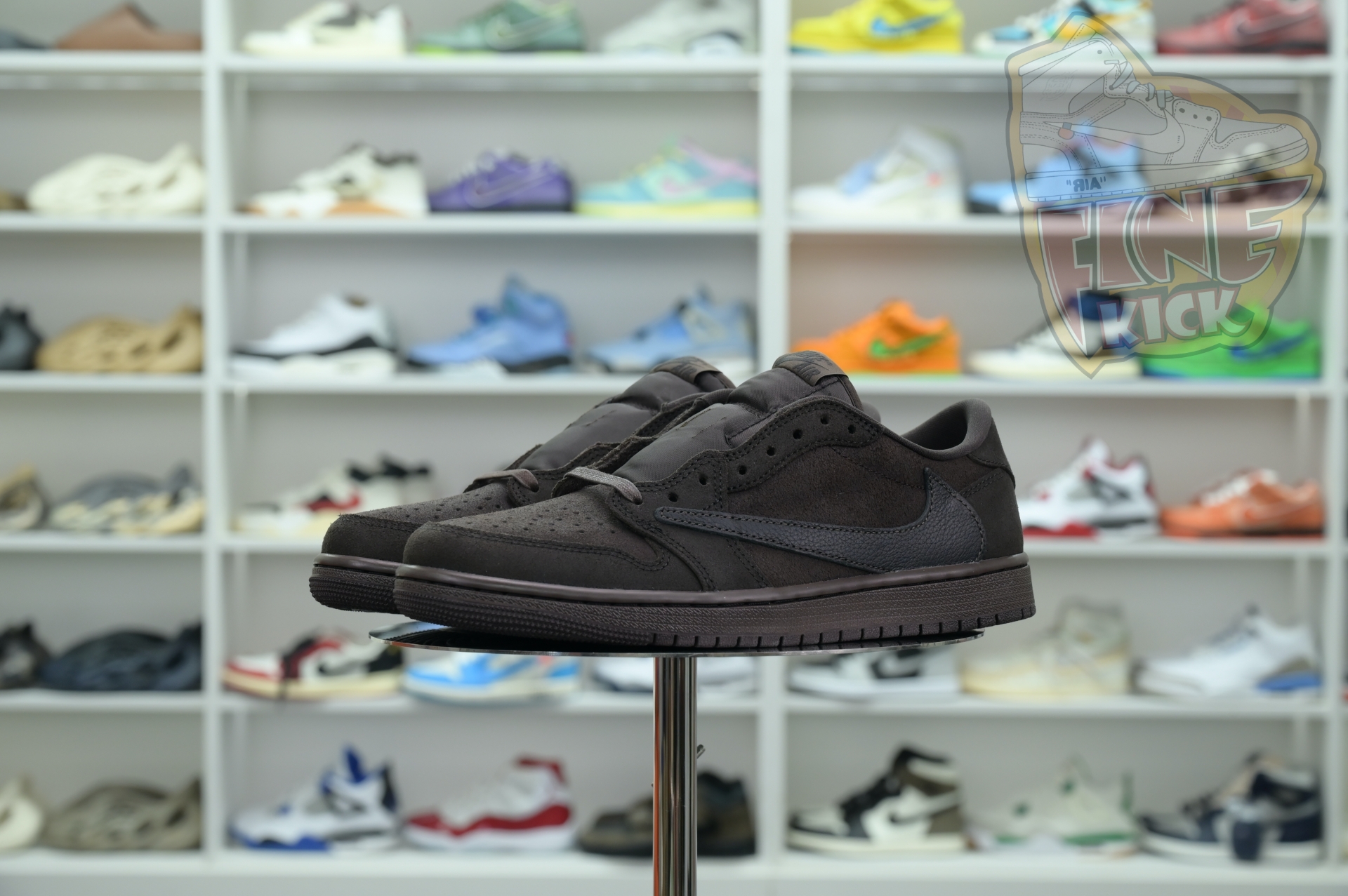 Travis Scott x Air Jordan 1 Low OG“Velvet Brown” - finekick.vip