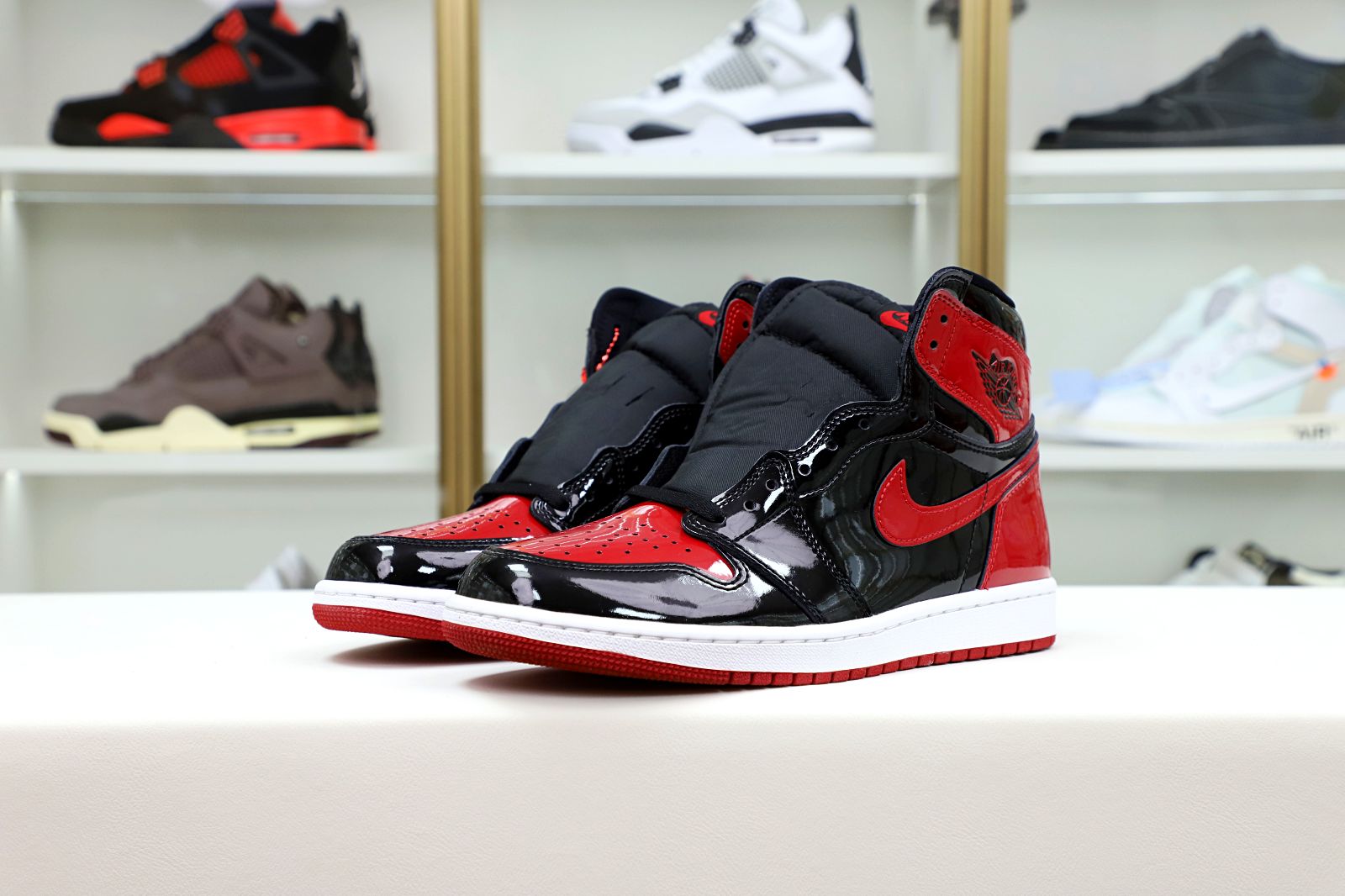 AIR JORDAN 1 HIGH OG BRED PATENT - finekick.vip