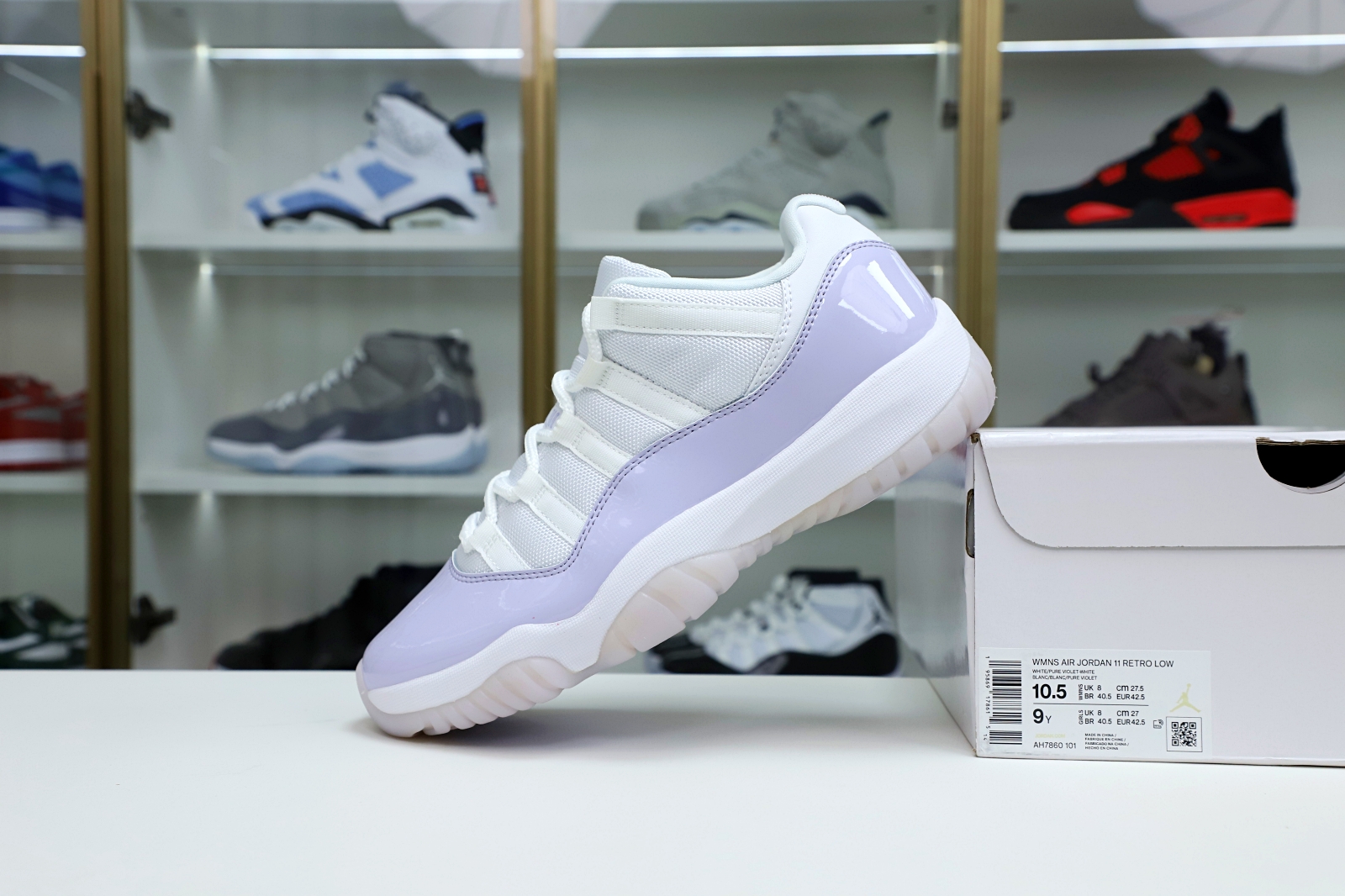 AIR JORDAN 11 LOW PURE VIOLET - finekick.vip