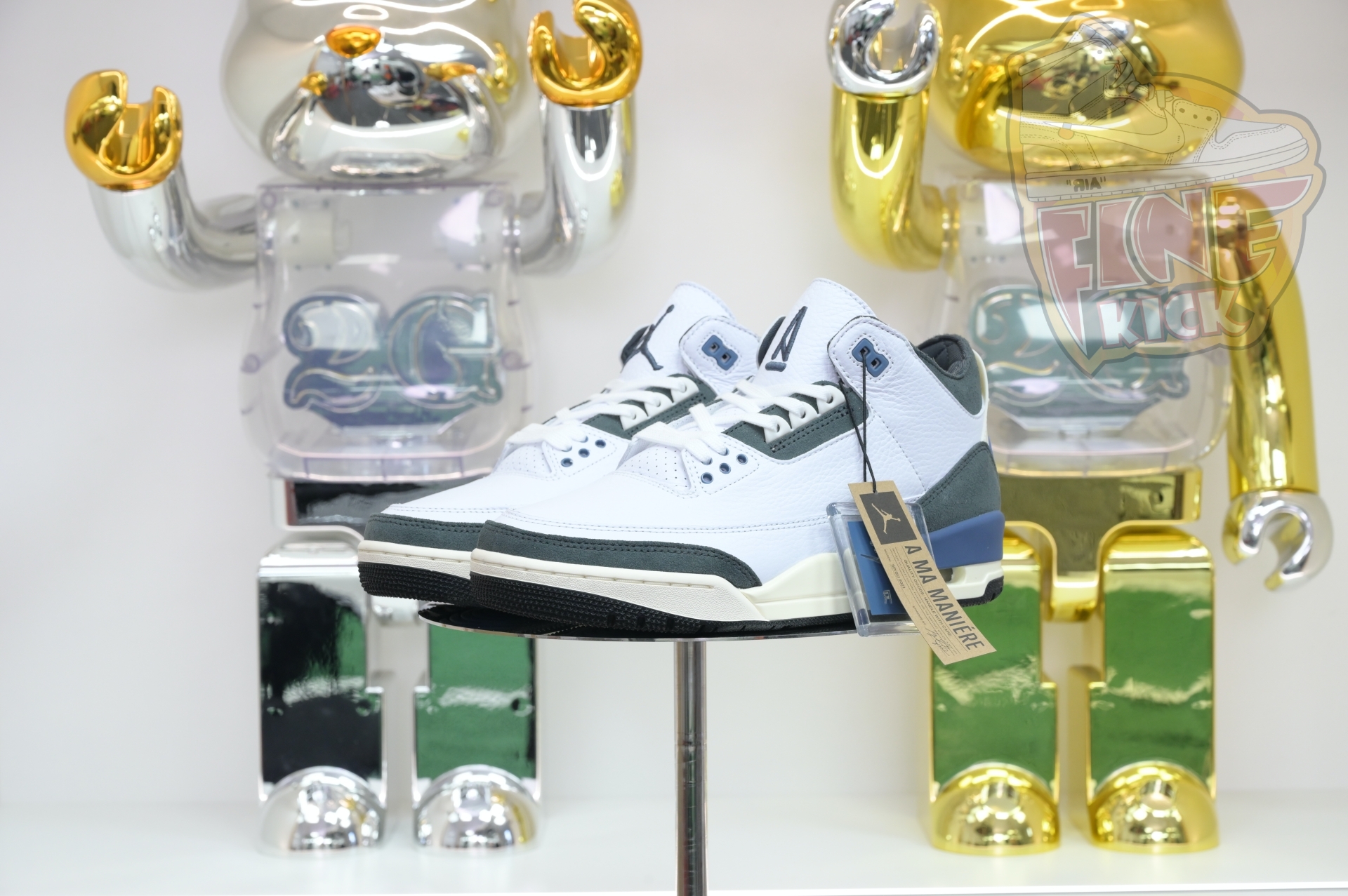 A Ma Maniére x Air Jordan3“DIFFUSED BLUE” HV8571-100 - finekick.vip