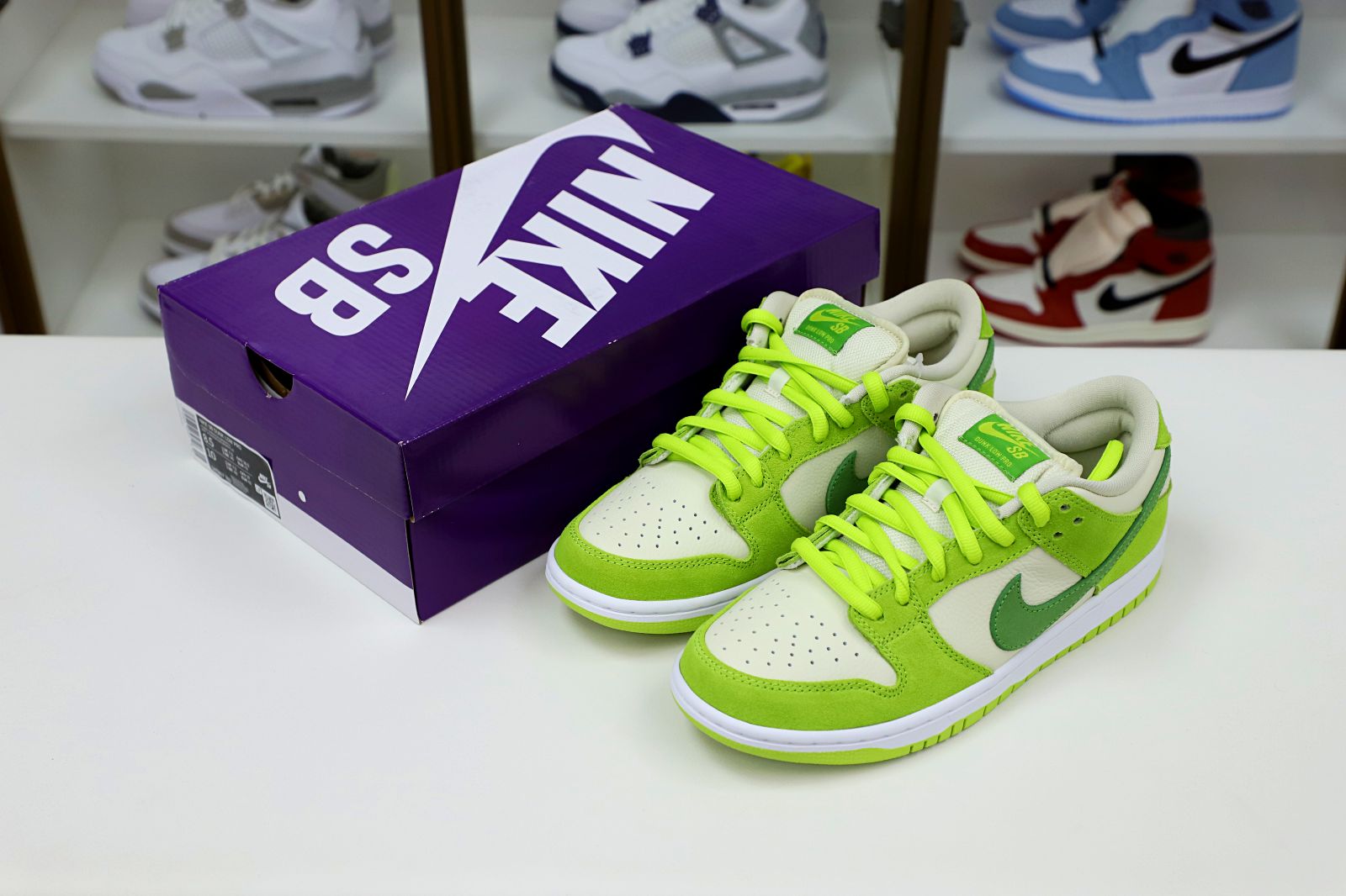 NIKE SB DUNK LOW GREEN APPLE 2022 - finekick.vip