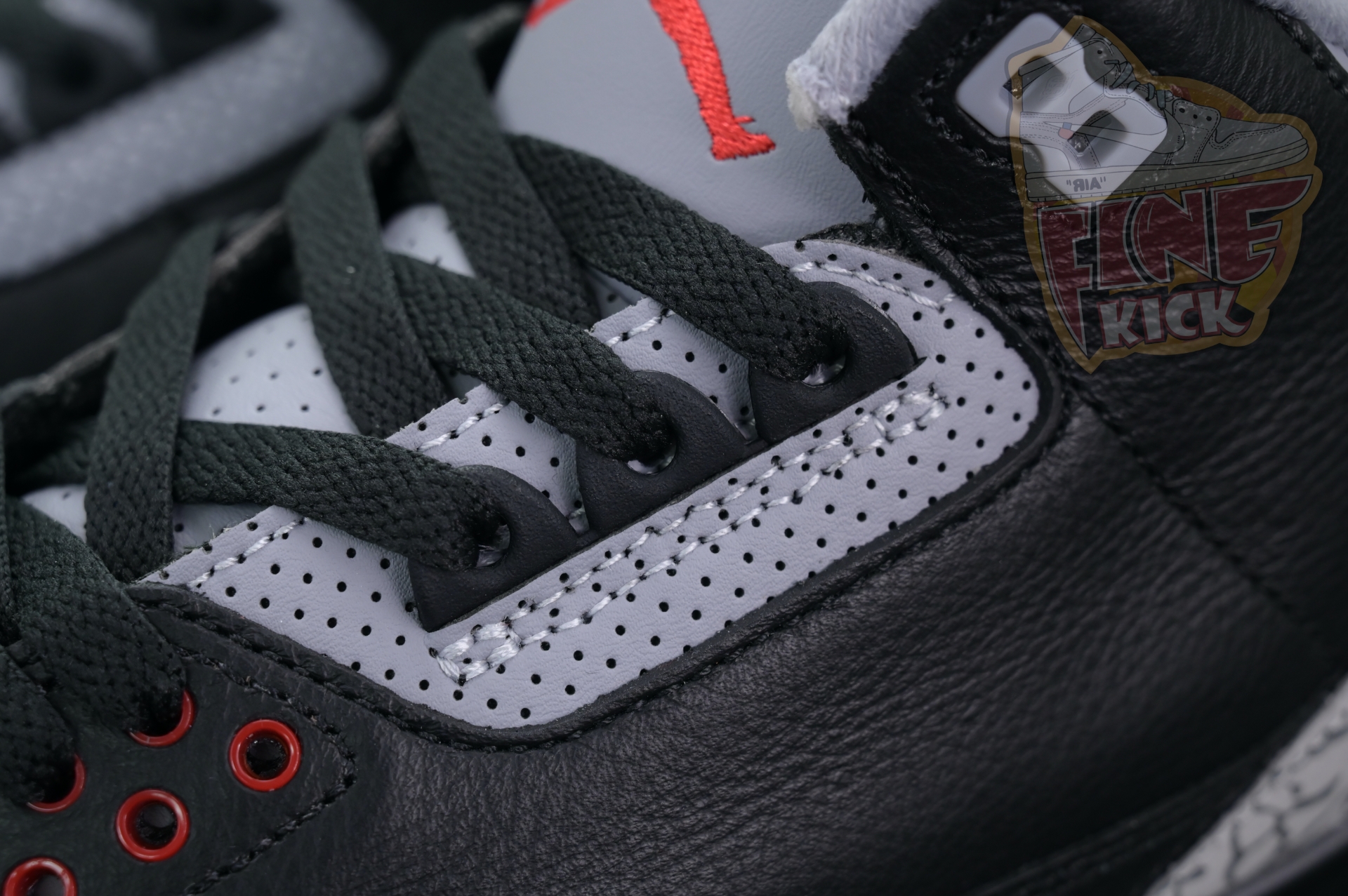 Air Jordan 3“Black Cement Reimagined” - finekick.vip