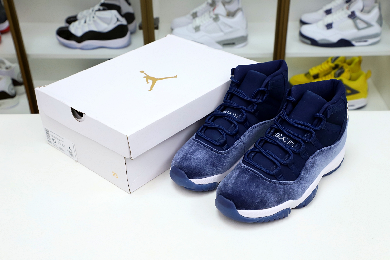 AIR JORDAN 11 RETRO MIDNIGHT NAVY - finekick.vip