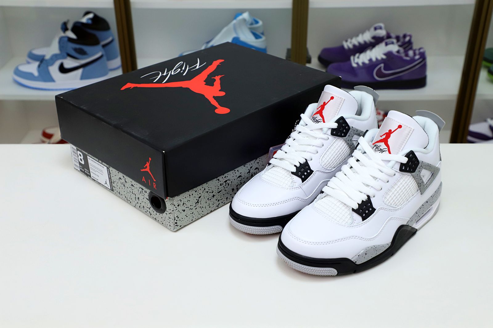 Air Jordan 4 Retro White Cement - finekick.vip