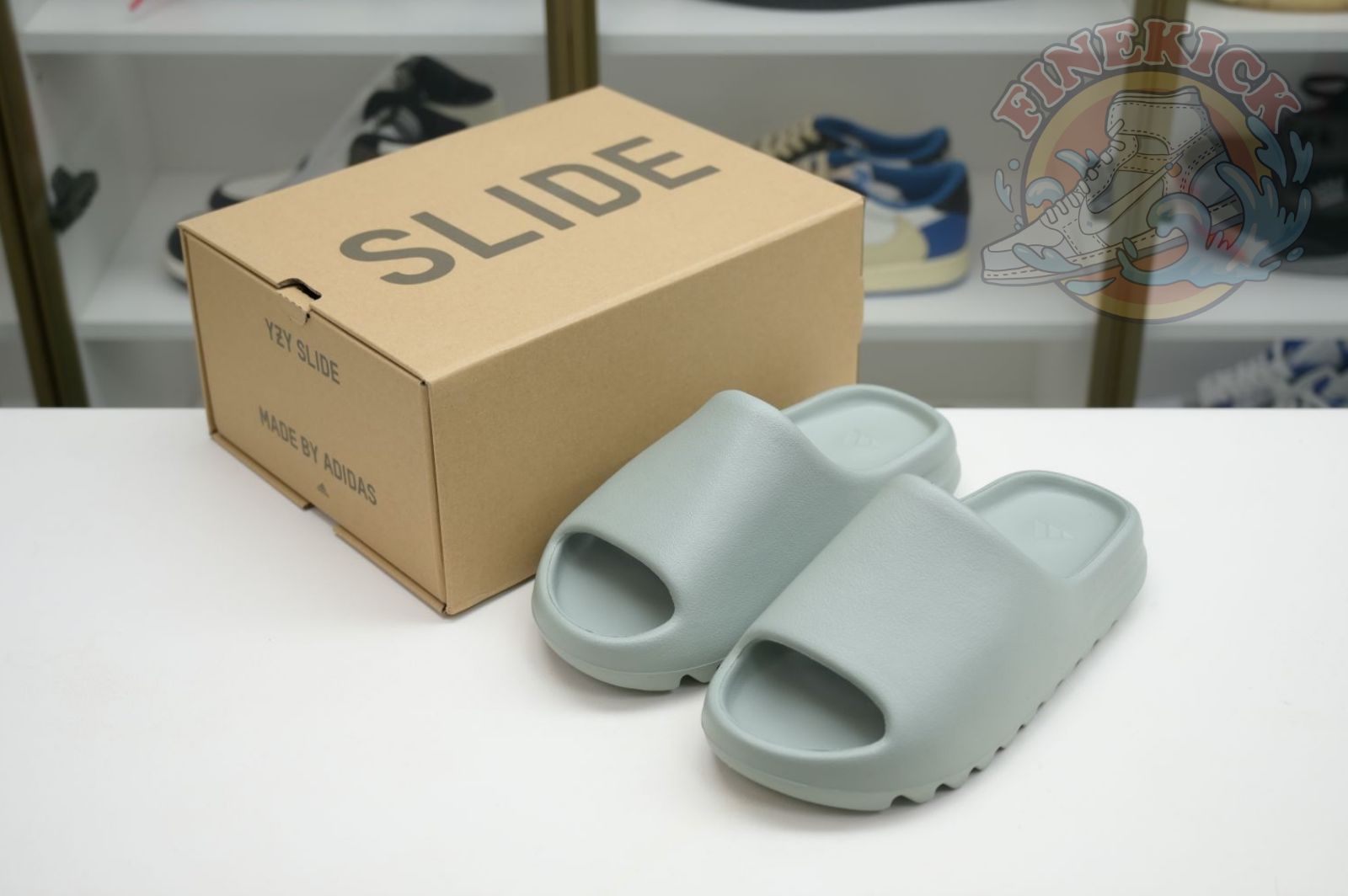 adidas originals Yeezy Slide Salt - finekick.vip