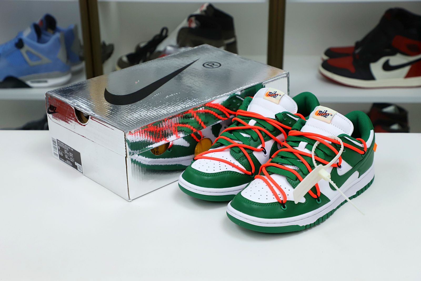 OFF-WHITE X DUNK LOW 'PINE GREEN' - finekick.vip