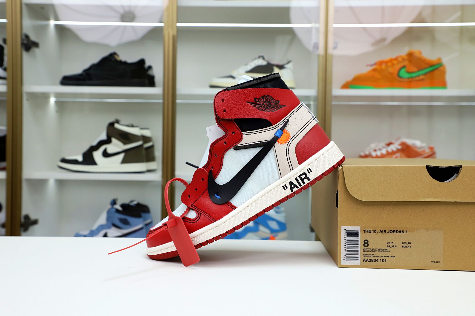 OFF-WHITE X AIR JORDAN 1 RETRO HIGH OG 'CHICAGO' - finekick.vip