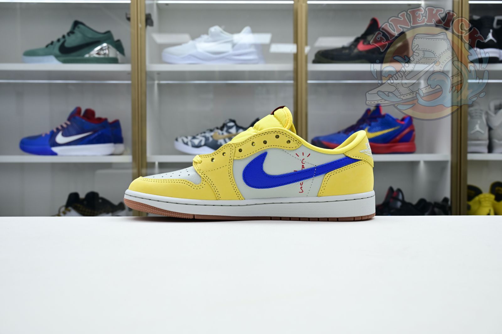 Travis Scott x Air Jordan 1Low Canary - finekick.vip