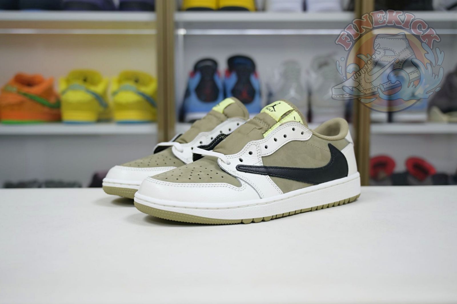 Travis Scott x Air Jordan 1  Low Golf 6.0 - finekick.vip