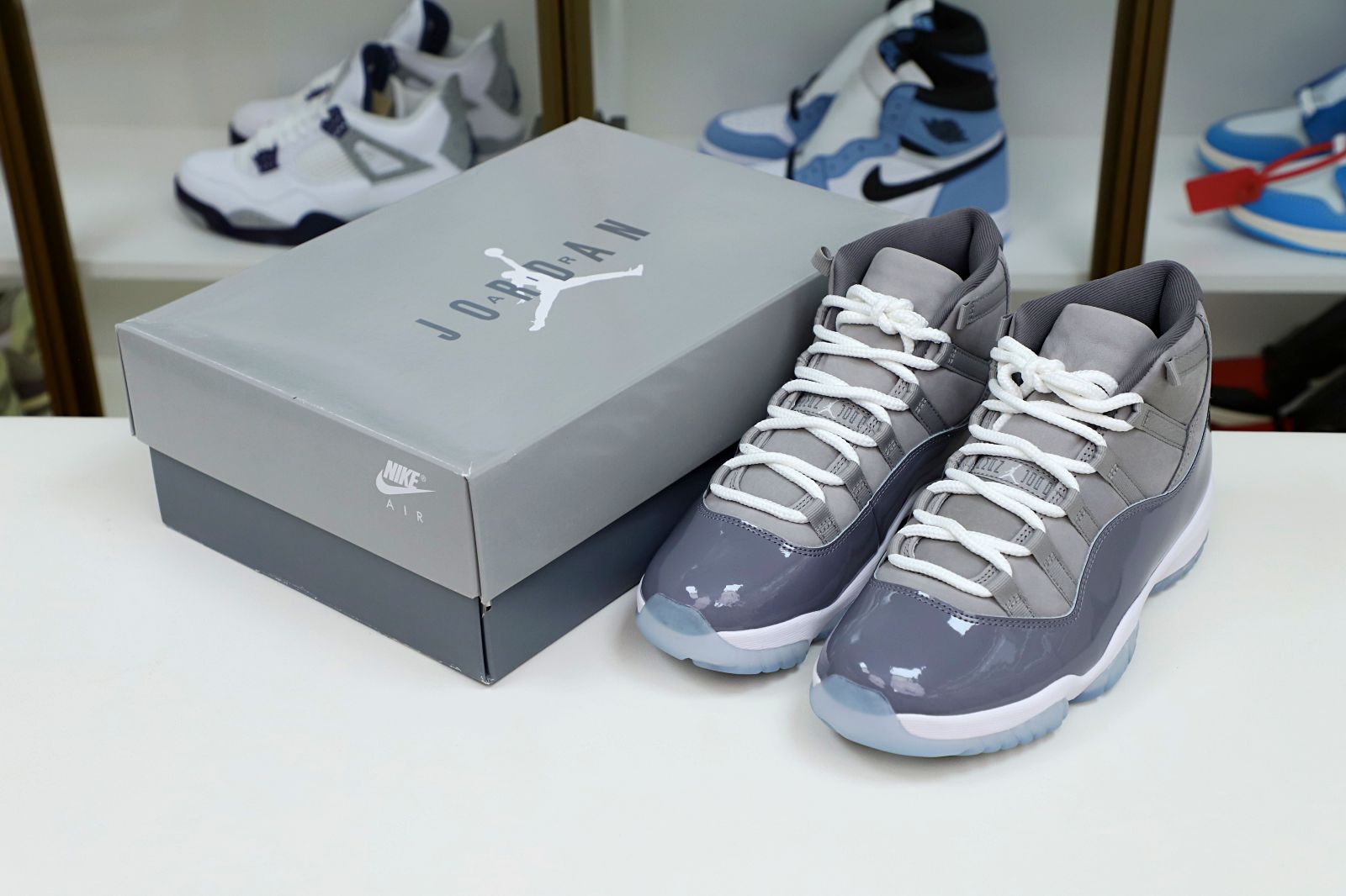 AIR JORDAN 11 RETRO 'COOL GREY' 2021 - finekick.vip