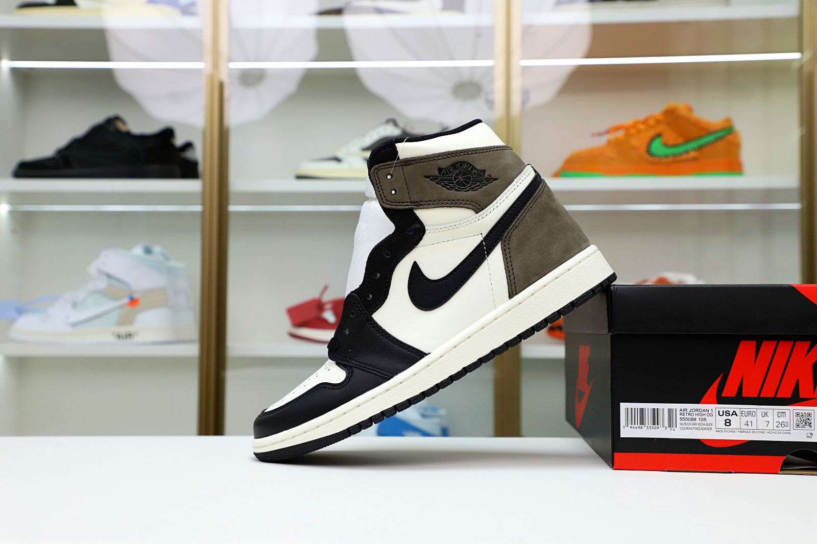 AIR JORDAN 1 RETRO HIGH OG 'DARK MOCHA' - finekick.vip