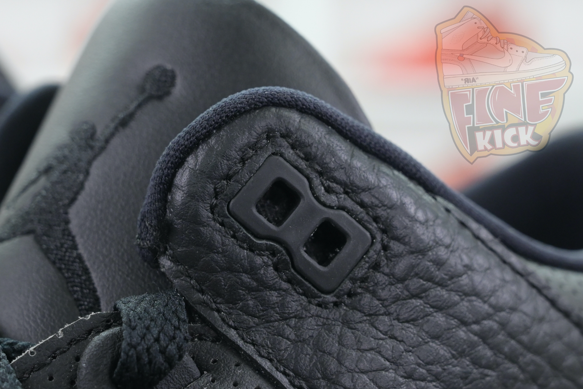 Fragment Design x Air Jordan 3“Black/ White”  DA3595-001 - finekick.vip