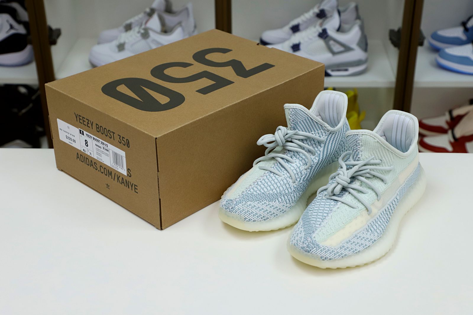 YEEZY BOOST 350 V2 'CLOUD WHITE NON-REFLECTIVE' - finekick.vip