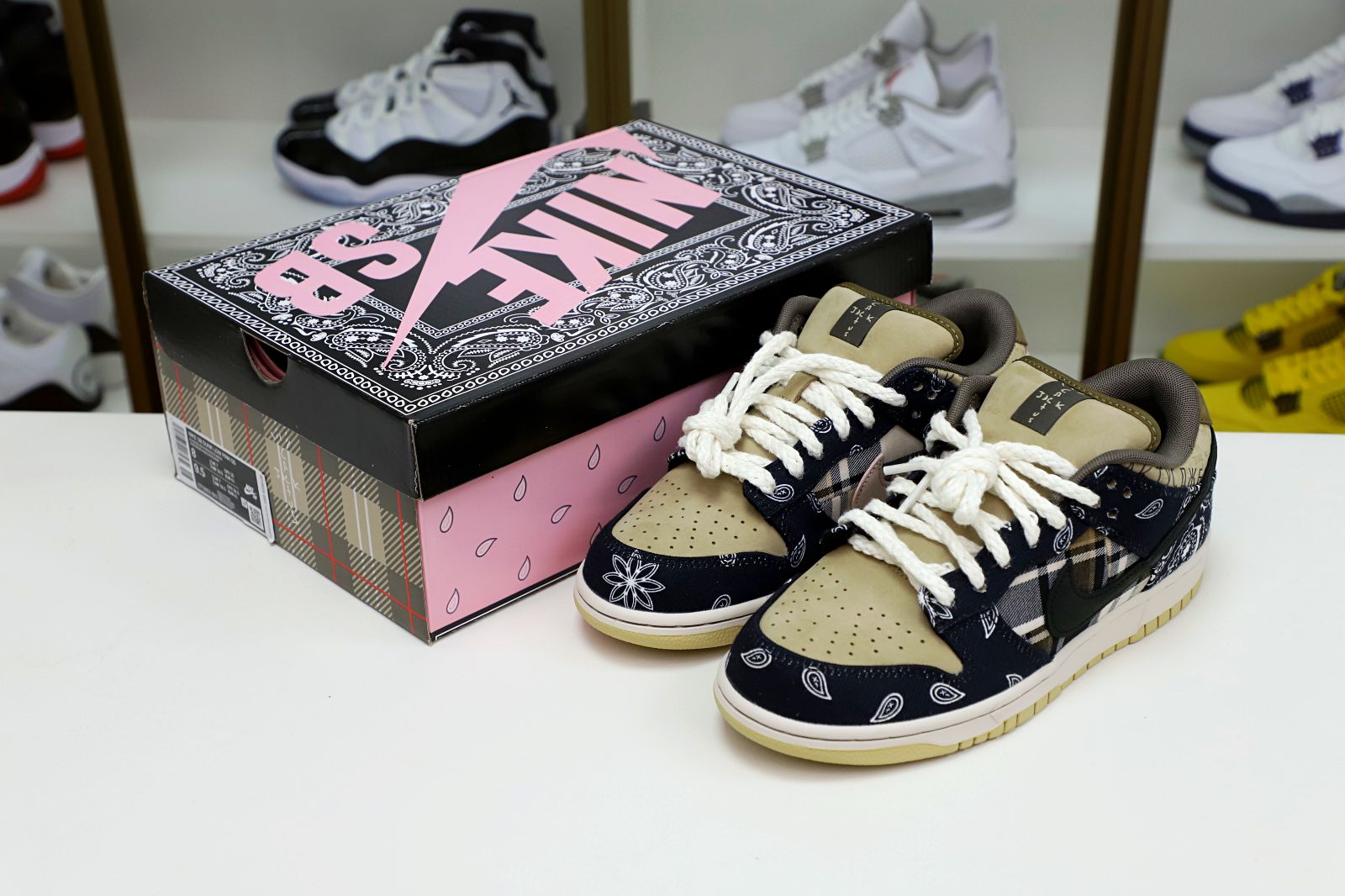TRAVIS SCOTT X DUNK LOW PREMIUM QS SB 'CACTUS JACK' - finekick.vip