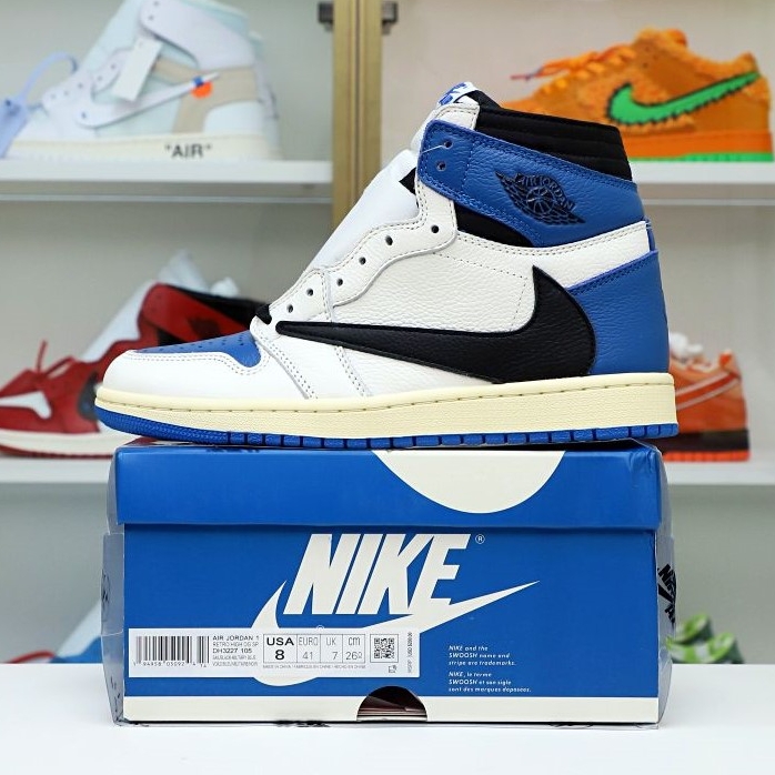 FRAGMENT DESIGN X TRAVIS SCOTT X AIR JORDAN 1 RETRO HIGH - finekick.vip