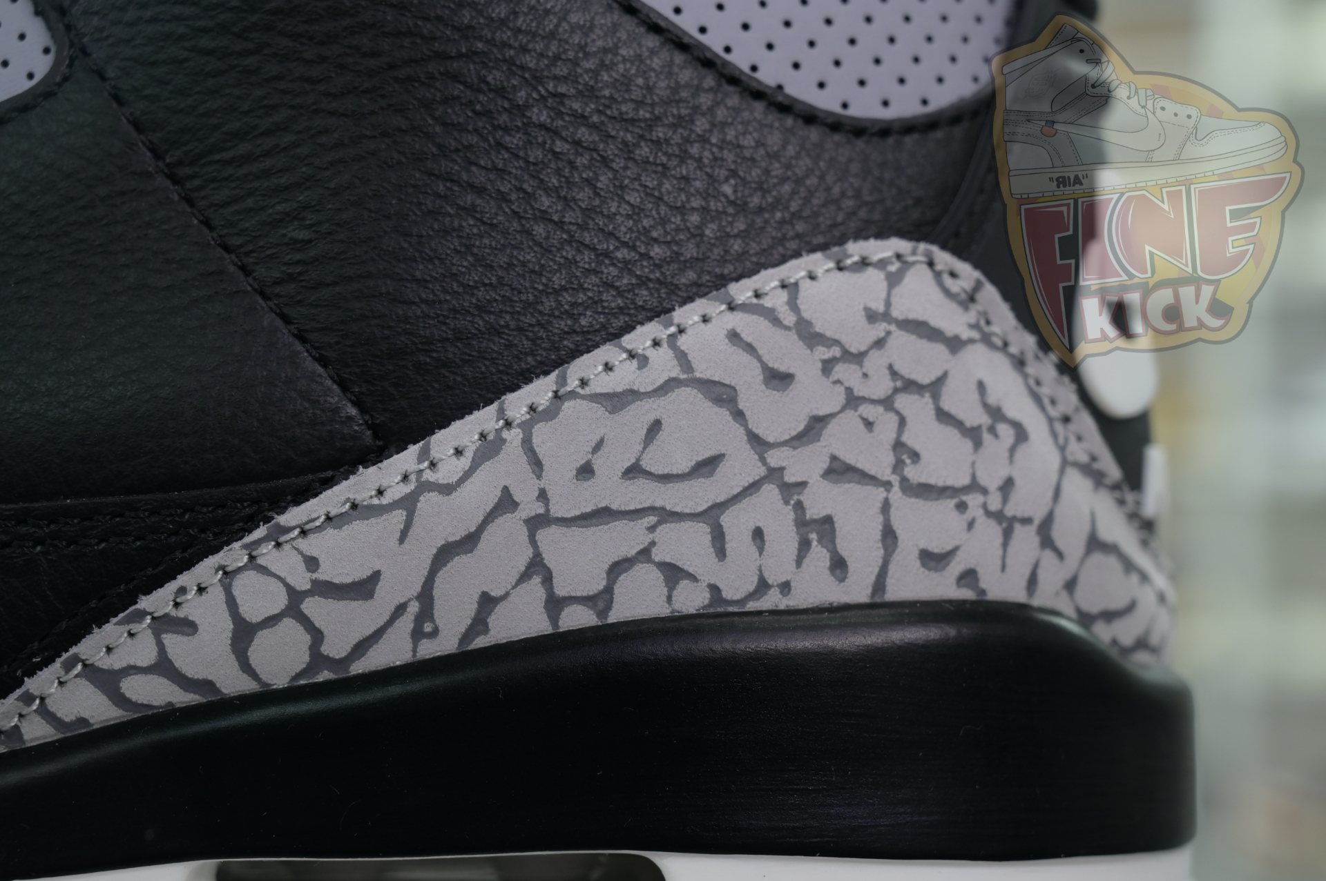Air Jordan 3“Black Cement Reimagined” - finekick.vip