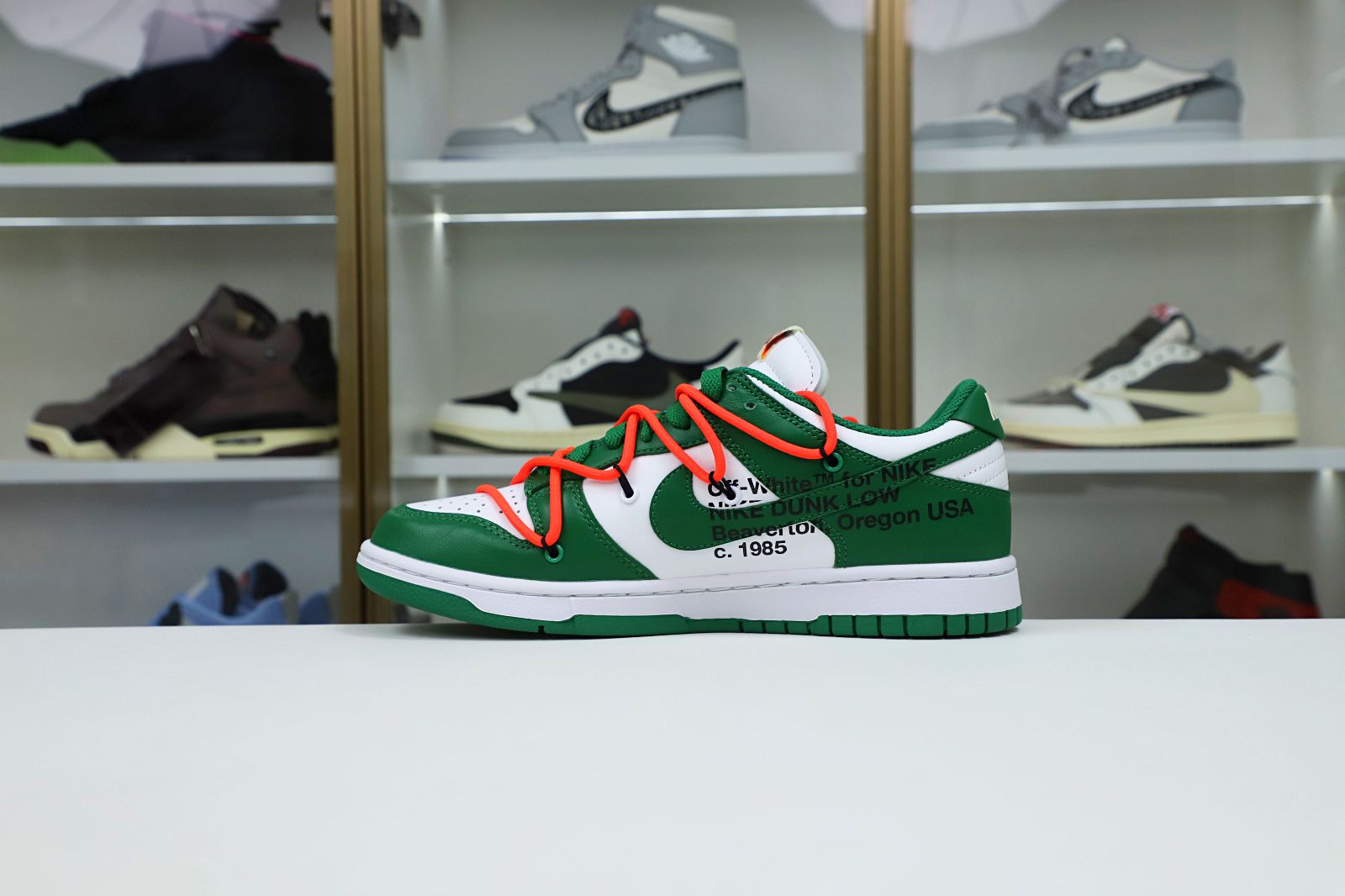 OFF-WHITE X DUNK LOW 'PINE GREEN' - finekick.vip