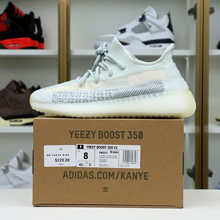 YEEZY BOOST 350 V2 'CLOUD WHITE REFLECTIVE' - finekick.vip