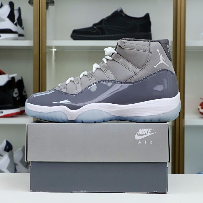 AIR JORDAN 11 RETRO 'COOL GREY' 2021 - finekick.vip