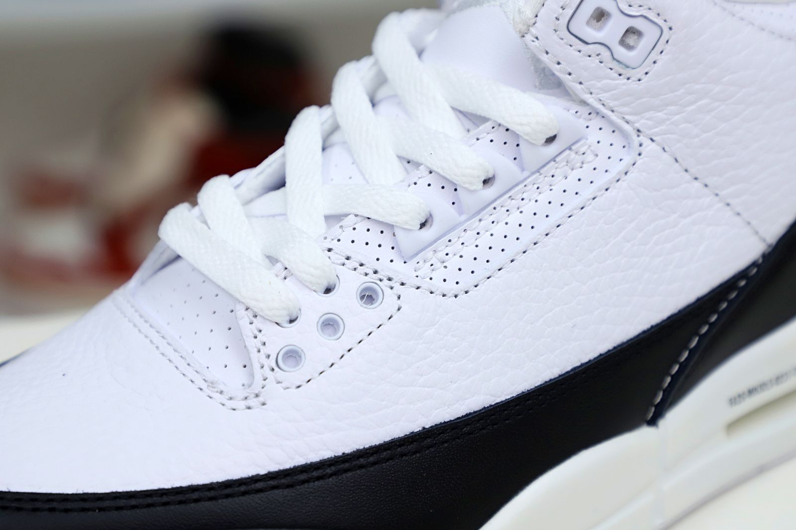 FRAGMENT DESIGN X AIR JORDAN 3 RETRO SP 'WHITE' - finekick.vip