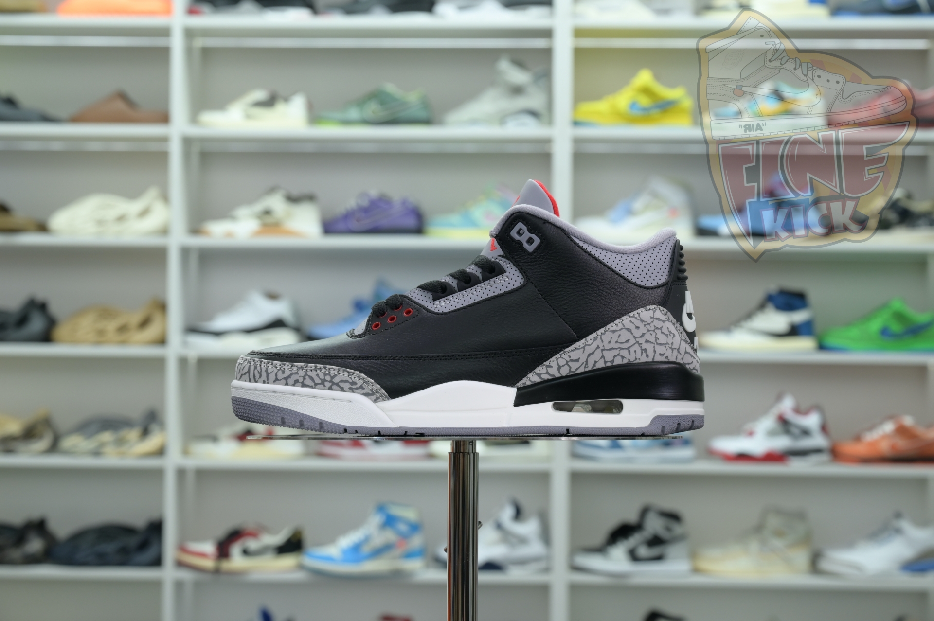 Air Jordan 3“Black Cement Reimagined” - finekick.vip