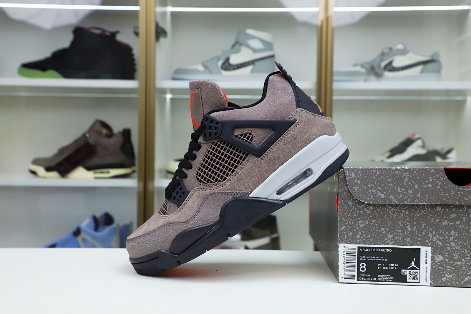 AIR JORDAN 4 RETRO 'TAUPE HAZE' - finekick.vip